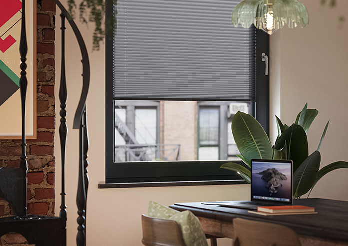 Solaris, Lupa Grey - Clip Fit Pleated Blind - Image 5